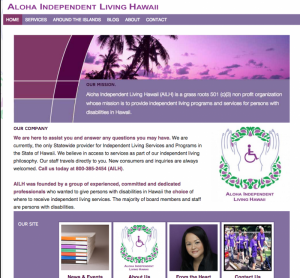 Aloha Independent Living Hawaii screenshot